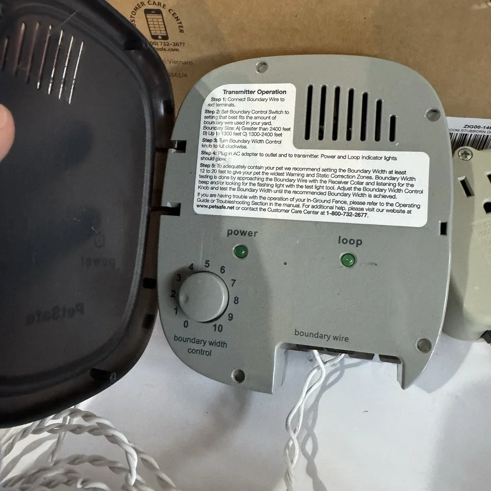 PetSafe In-Ground Dog Fence System Parts Lot - Transmitter, Wire No Collar